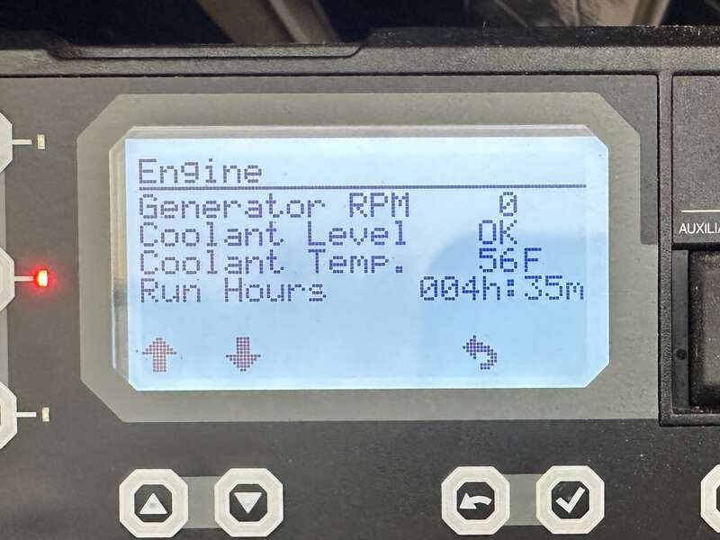 Used Generac SD080 Diesel Generator, 4 Hrs, EPA Tier 3 