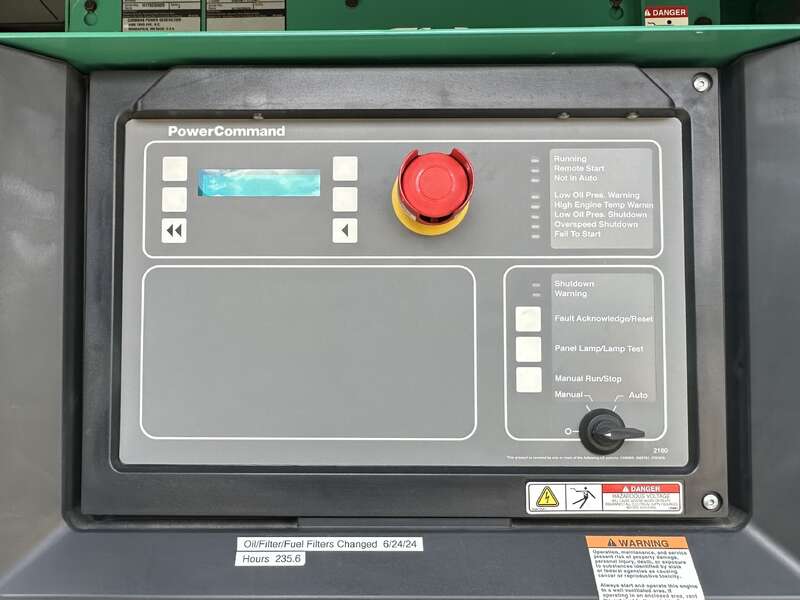 Used Cummins DQDAB QSL9-G3 NR3 Diesel Generator, 256 Hrs, EPA Tier 3 