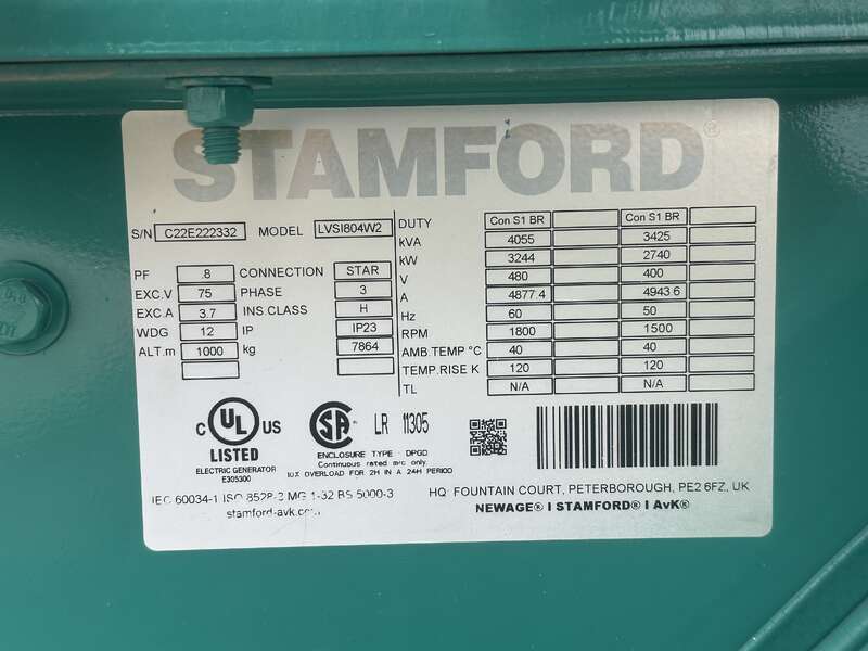 New Cummins DQKAN Diesel Generator, EPA Tier 2 w/Warranty                            