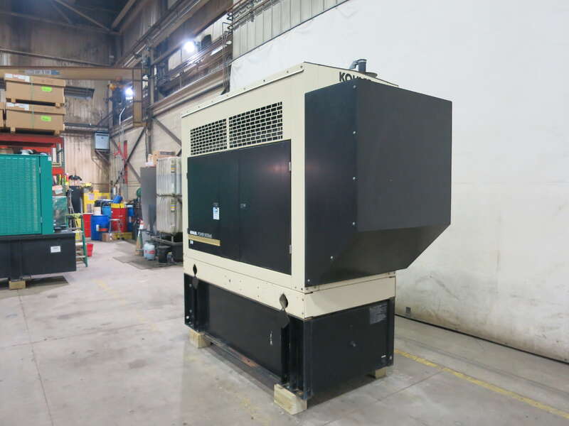 Used Kohler 50REOZJB Diesel Generator, 447 Hrs, 1 or 3 Phase 