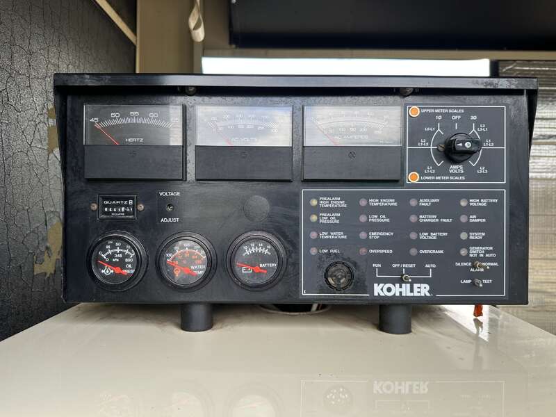 Used Kohler 50REOZJB Diesel Generator, 447 Hrs, 1 or 3 Phase 