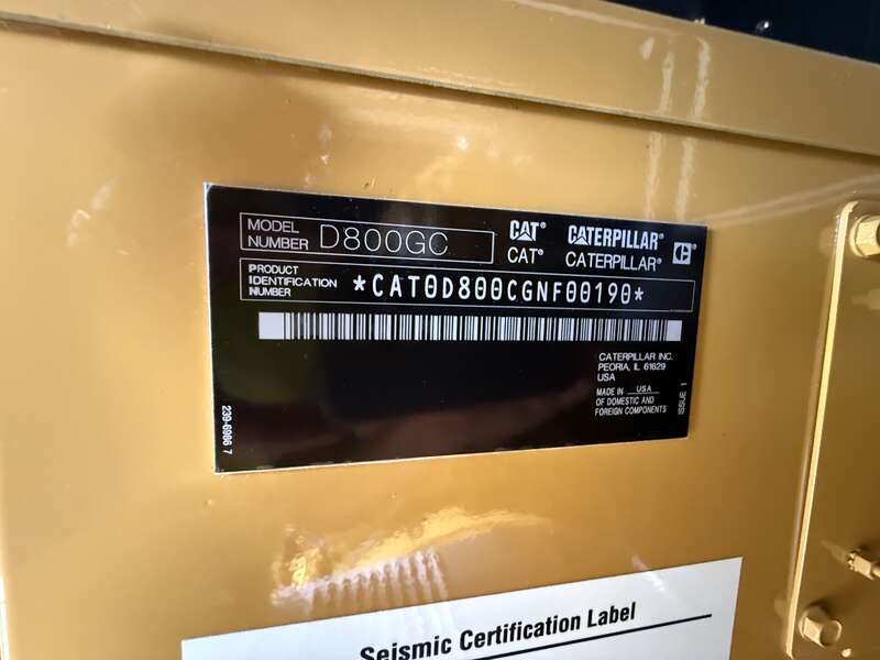 New Caterpillar C27 Diesel Generator 0 Hrs EPA Tier 2                            