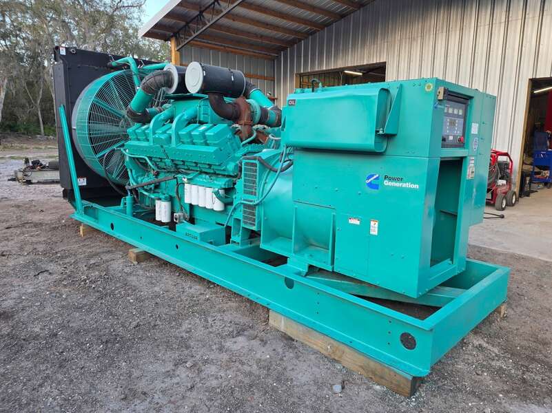 Used Cummins DFLB KTA50-G2 Diesel Generator, 2269 Hrs 