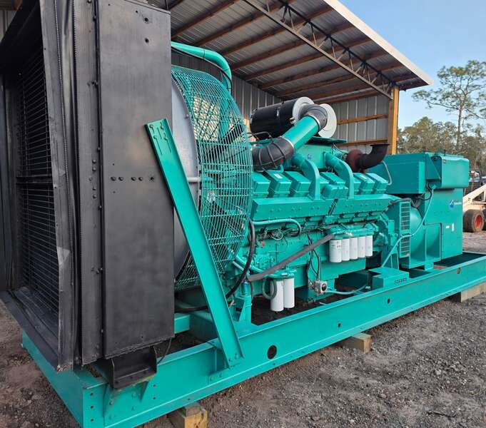Used Cummins DFLB KTA50-G2 Diesel Generator, 2269 Hrs 