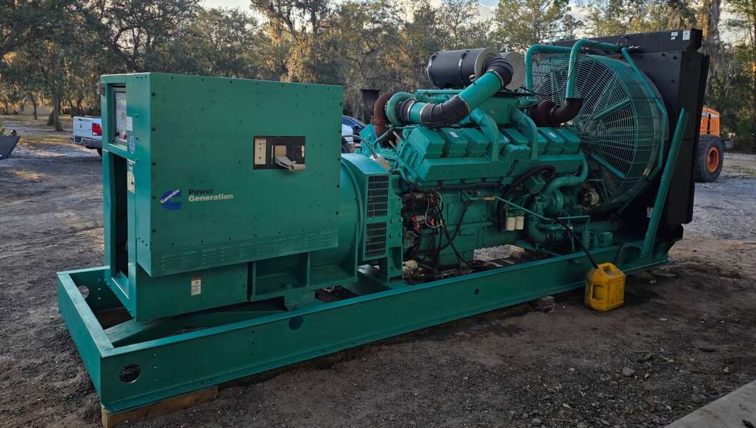 Used Cummins DFLB KTA50-G2 Diesel Generator, 2269 Hrs 