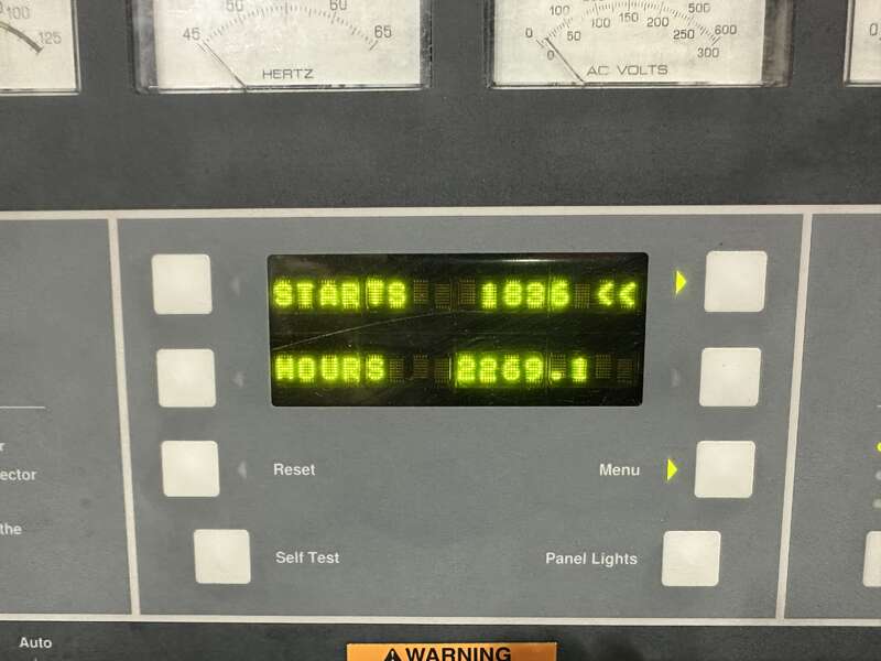 Used Cummins DFLB KTA50-G2 Diesel Generator, 2269 Hrs                            