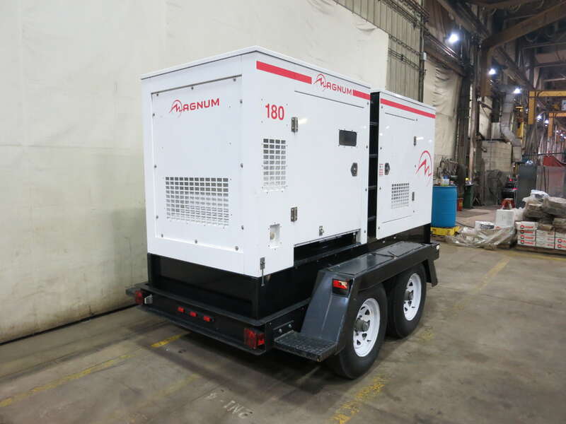 Magnum MMG180 Rental Grade Diesel Generator, 109 Hrs, EPA Tier 2                            