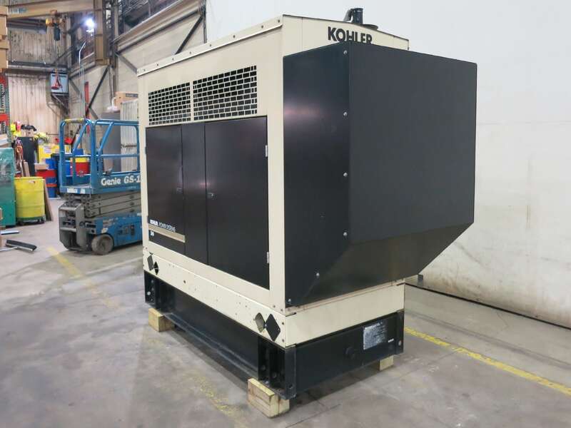 Used Kohler 50REOZJB Diesel Generator, 875 Hrs, 1 or 3 Phase 