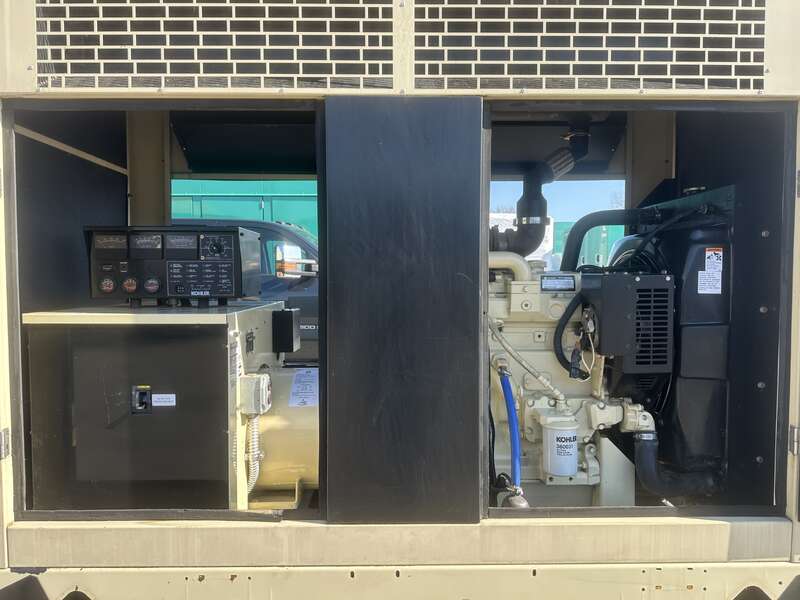 Used Kohler 50REOZJB Diesel Generator, 875 Hrs, 1 or 3 Phase 