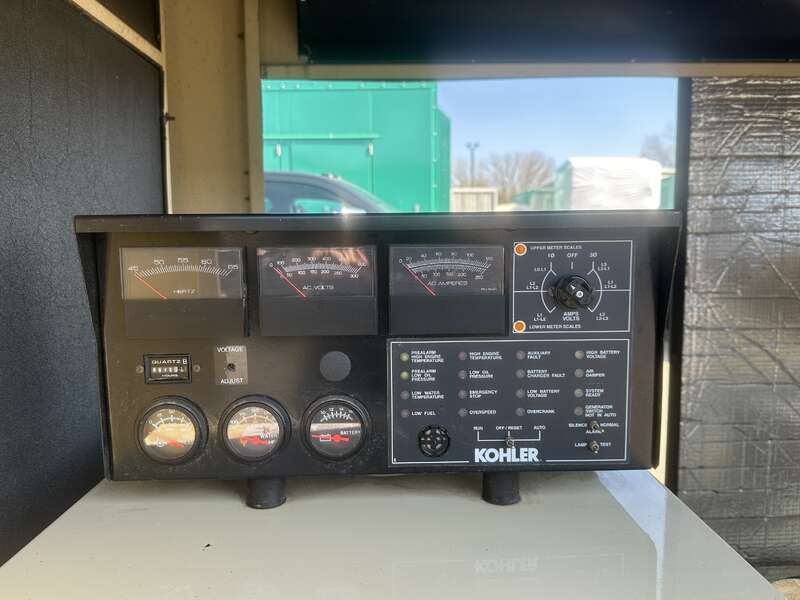 Used Kohler 50REOZJB Diesel Generator, 875 Hrs, 1 or 3 Phase 