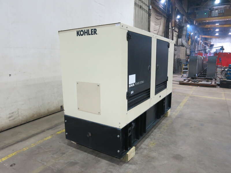 Used Kohler 80REOZJE Diesel Generator, 312 Hrs, EPA Tier 3, Single Phase 