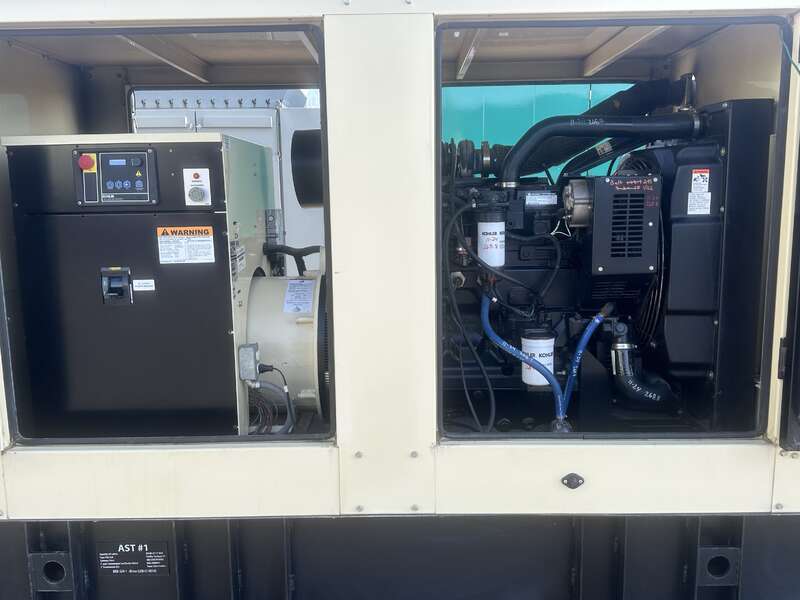 Used Kohler 80REOZJE Diesel Generator, 312 Hrs, EPA Tier 3, Single Phase 