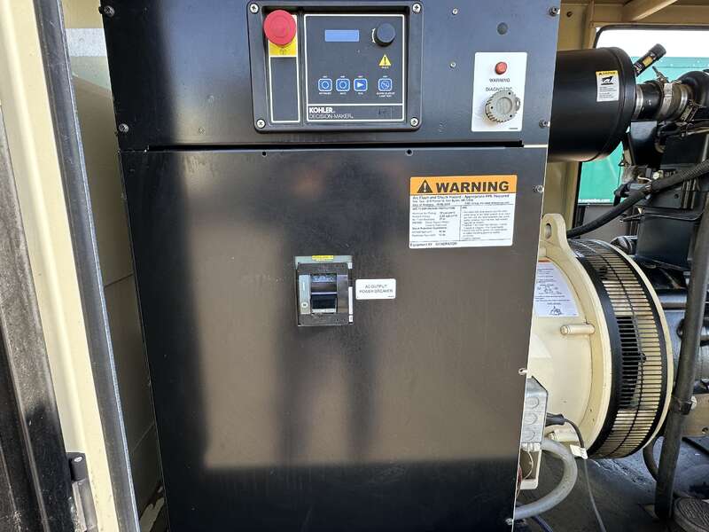 Used Kohler 80REOZJE Diesel Generator, 312 Hrs, EPA Tier 3, Single Phase 
