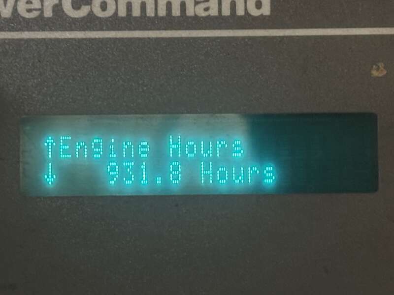 Used Cummins DFEJ QSX15-G9 NR2 Diesel Generator 931 Hrs EPA Tier 2 