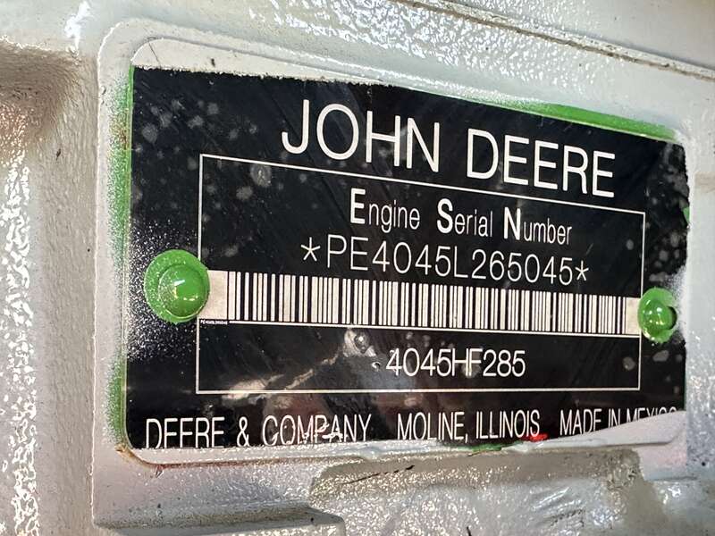 Used MTU DS100 John Deere 4045HF285 Diesel Generator, 97 Hrs, EPA Tier 3                            