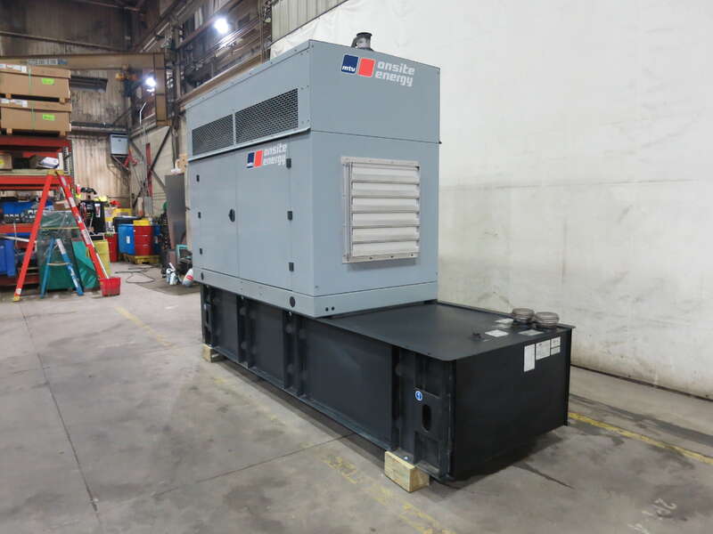 Used MTU DS100 John Deere 4045HF285 Diesel Generator, 97 Hrs, EPA Tier 3                            