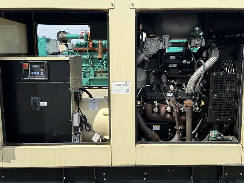 Used Kohler 150REZG Natural Gas / Propane Generator, 491 Hrs                            