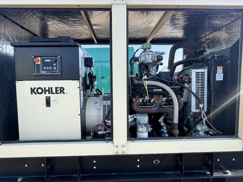 New / Surplus Kohler 60REZGB Natural Gas / LP Generator, 0 Hrs - 1 or 3 Phase                            