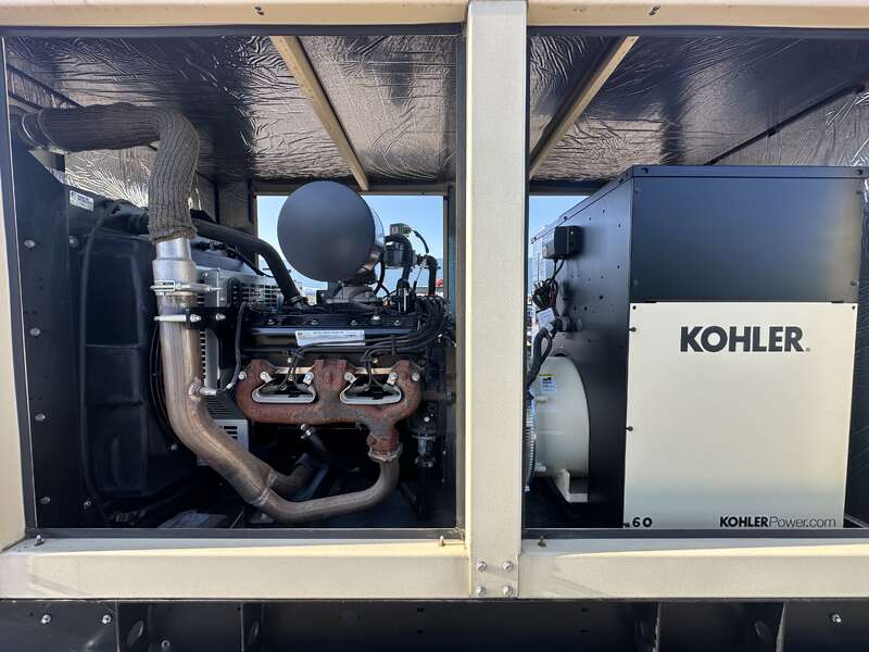 New / Surplus Kohler 60REZGB Natural Gas / LP Generator, 0 Hrs - 1 or 3 Phase                            