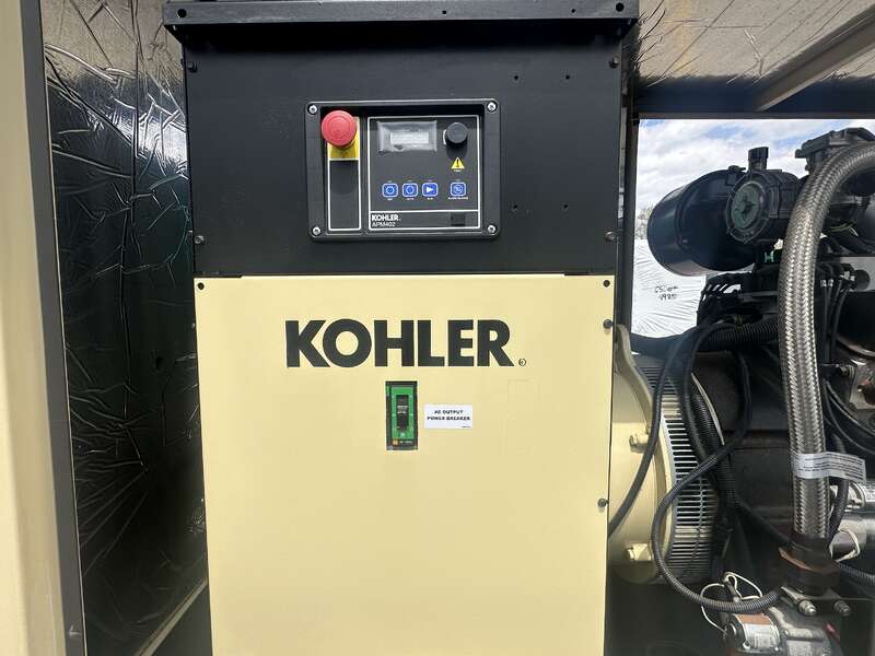 New / Surplus Kohler KG50 Natural Gas / Propane Generator, 0 Hrs - 1 or 3 Phase                            