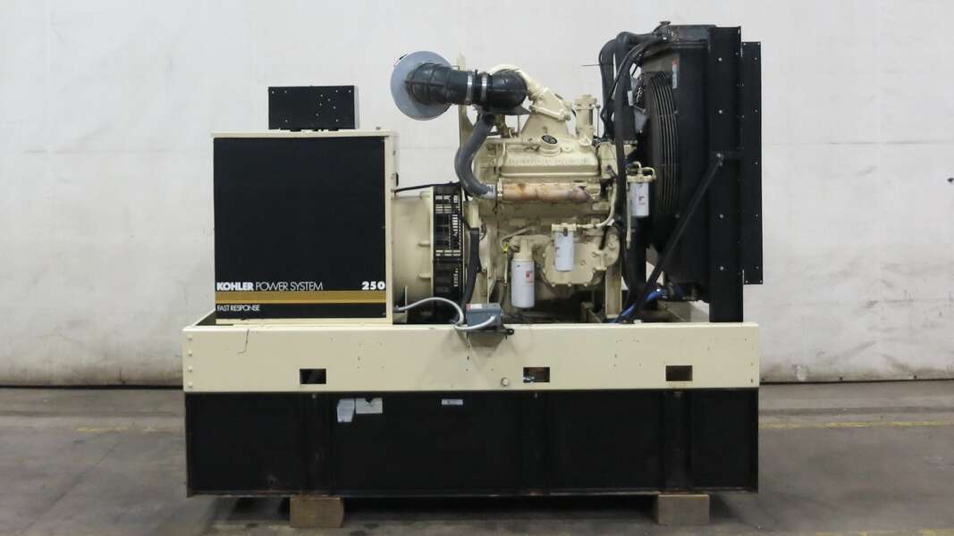 Used  Kohler 250R0ZD71 Diesel Generator, 237 Hrs                            