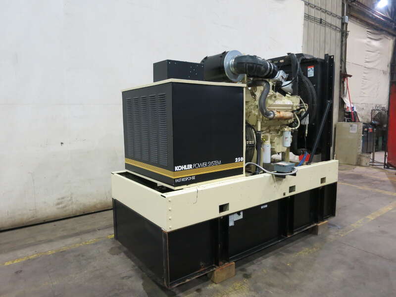 Used  Kohler 250R0ZD71 Diesel Generator, 237 Hrs                            