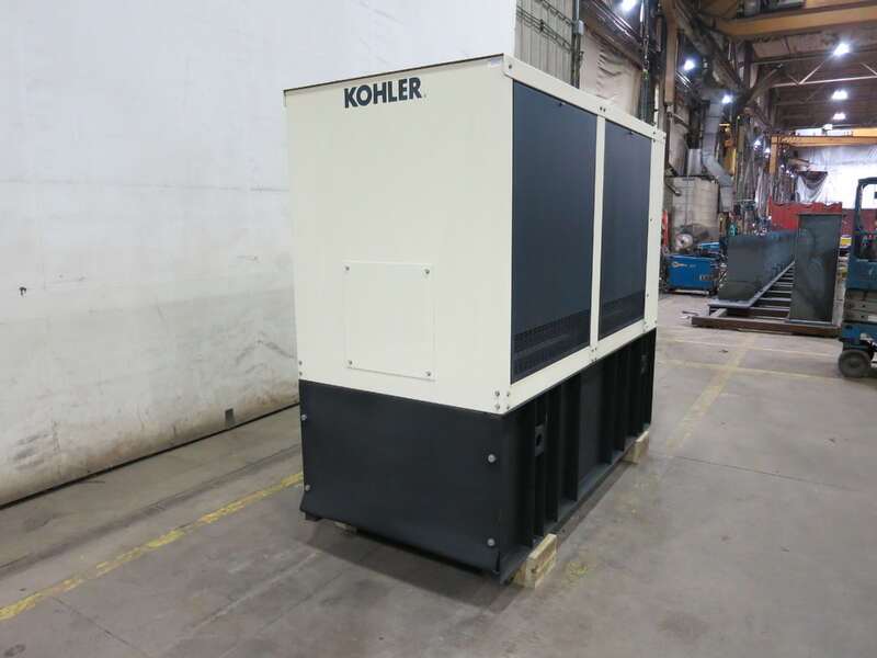 Used Kohler 50REOZJC 4024HF285 Diesel Generator, 287 Hrs, EPA Tier 3, Single Phase                            