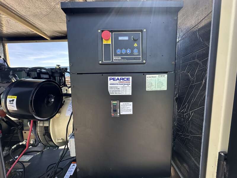 Used Kohler 50REOZJC 4024HF285 Diesel Generator, 287 Hrs, EPA Tier 3, Single Phase                            