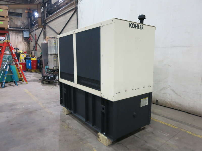 Used Kohler 50REOZJD 4024HF285 Diesel Generator, 330 Hrs, EPA Tier 3, Single Phase                            