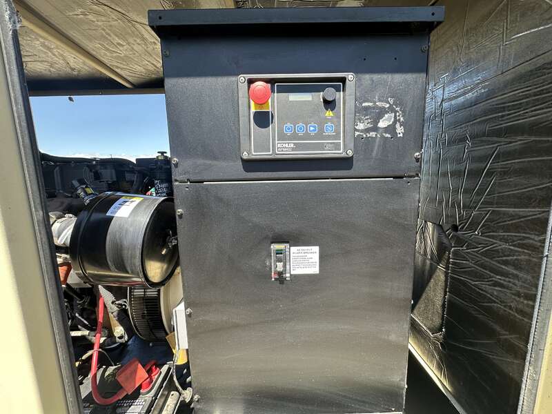 Used Kohler 50REOZJD 4024HF285 Diesel Generator, 330 Hrs, EPA Tier 3, Single Phase                            