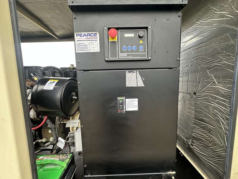 Used Kohler 50REOZJD 4024HF285 Diesel Generator, 327 Hrs, EPA Tier 3, Single Phase                            