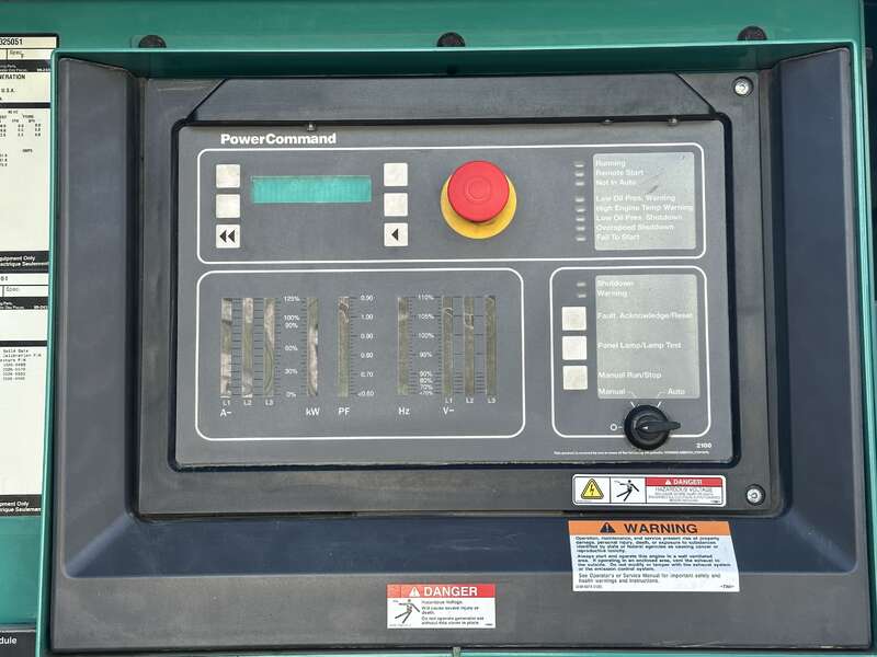 Used Cummins DQDAA QSL9-G3 NR3 Diesel Generator, 85 Hrs, EPA Tier 3                            
