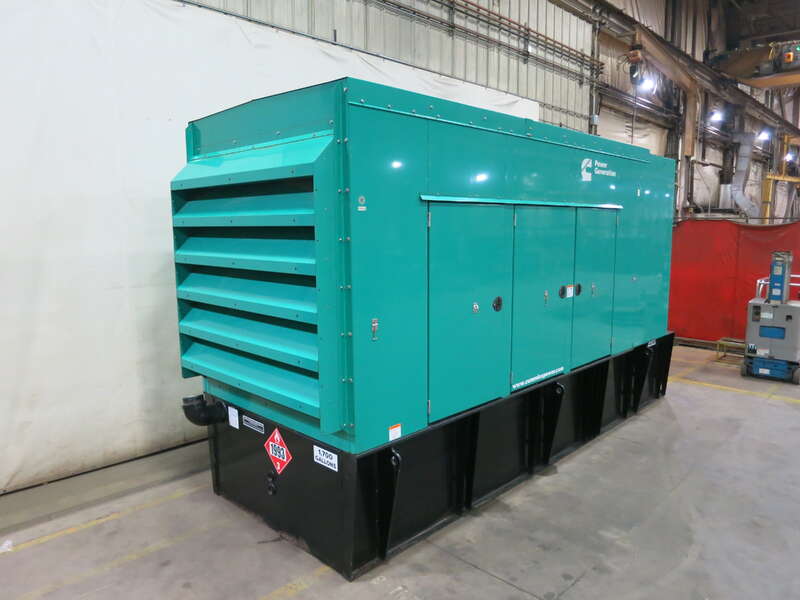 Used Cummins DFEH QSX15-G9 NR2 Diesel Generator 127 Hrs EPA Tier 2                            