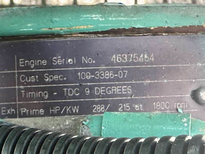 Used Cummins DGFB 6CTA8.3-G2 Diesel Generator, 672 Hrs                            