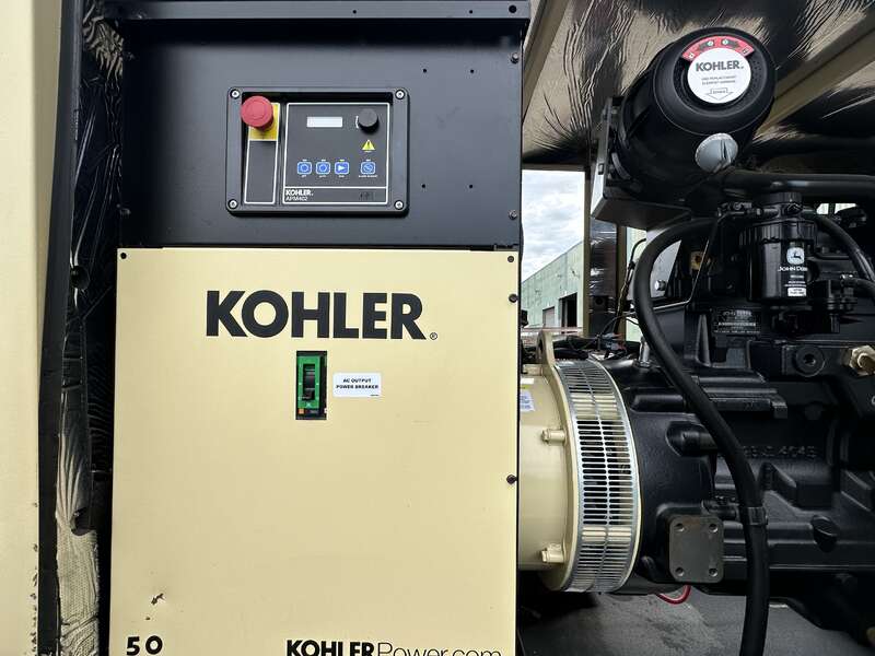New Kohler 50REOZJE Diesel Generator, 0 Hrs, EPA Tier 3, Single Phase                            