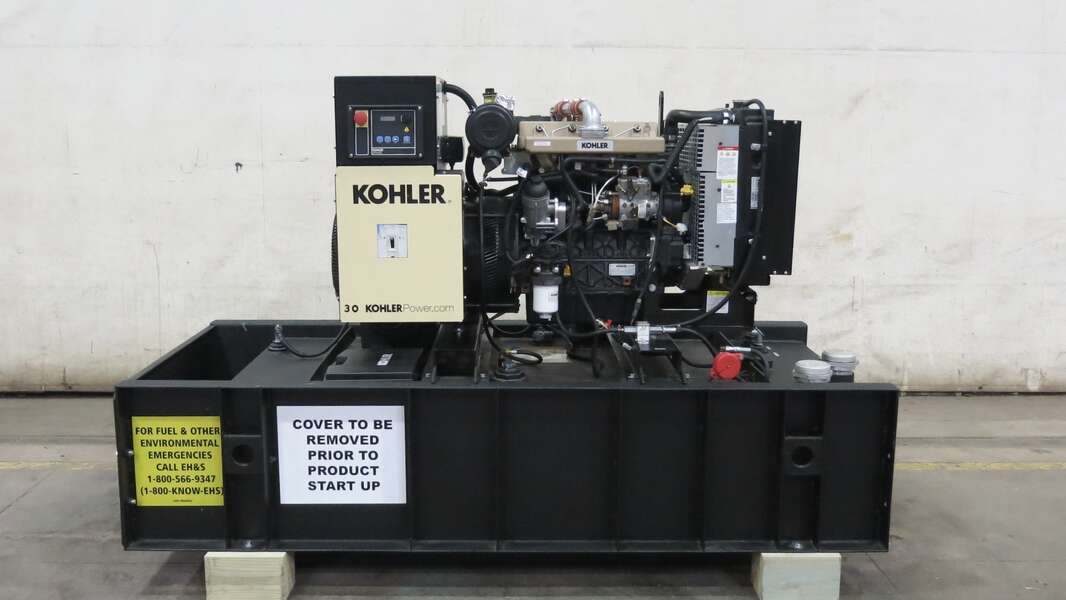 New / Surplus Kohler 30REOZK Diesel Generator, 0 Hrs, EPA Tier 3, Single Phase                            