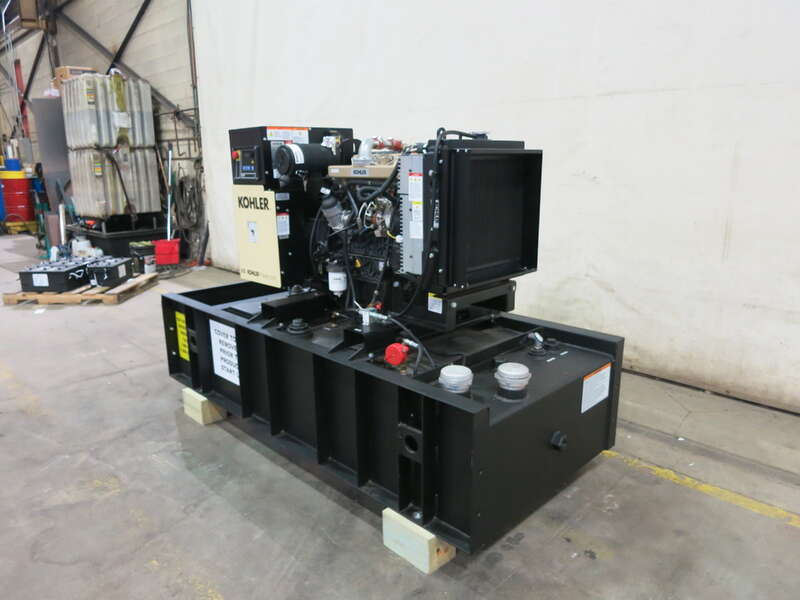 New / Surplus Kohler 30REOZK Diesel Generator, 0 Hrs, EPA Tier 3, Single Phase                            