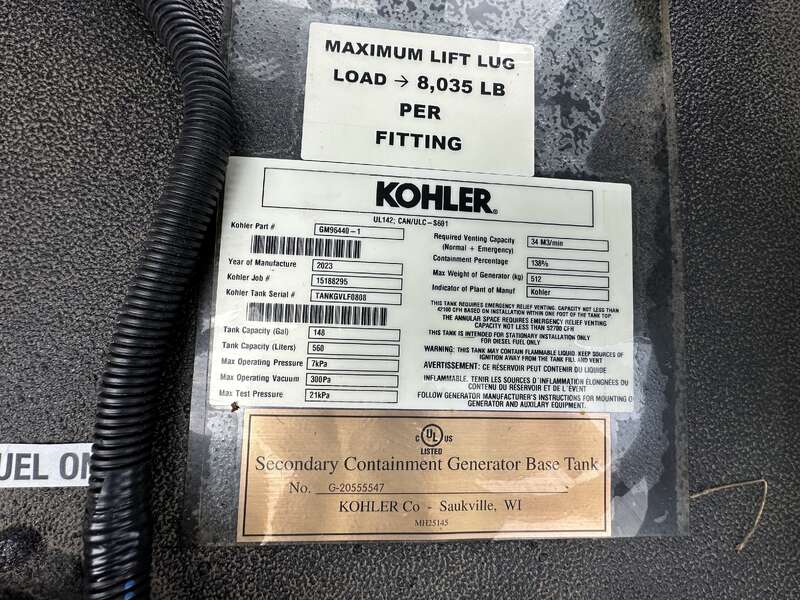 New / Surplus Kohler 30REOZK Diesel Generator, 0 Hrs, EPA Tier 3, Single Phase                            