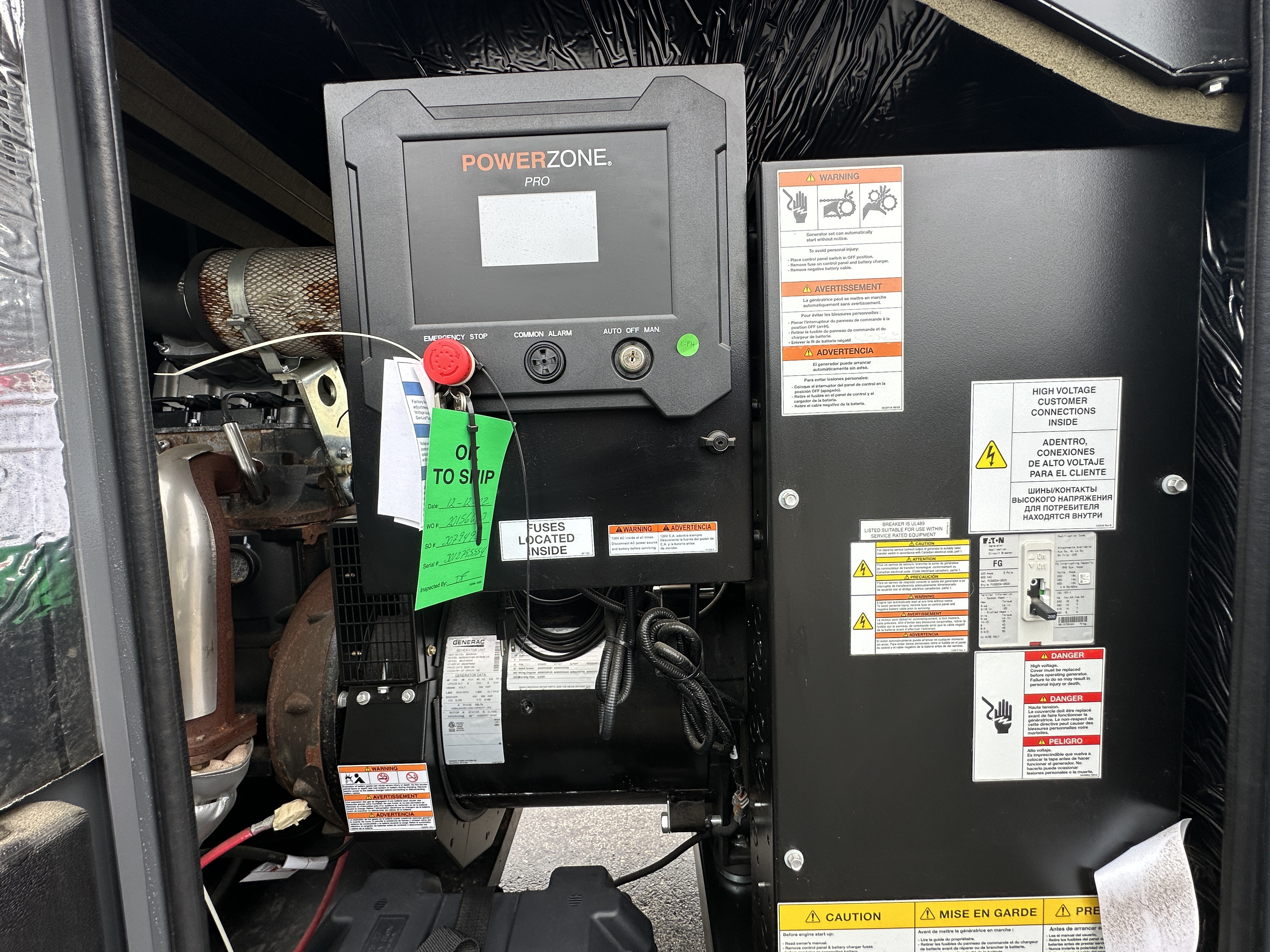 New / Surplus Generac SG050NA Natural Gas / LP Generator | 0 Hrs