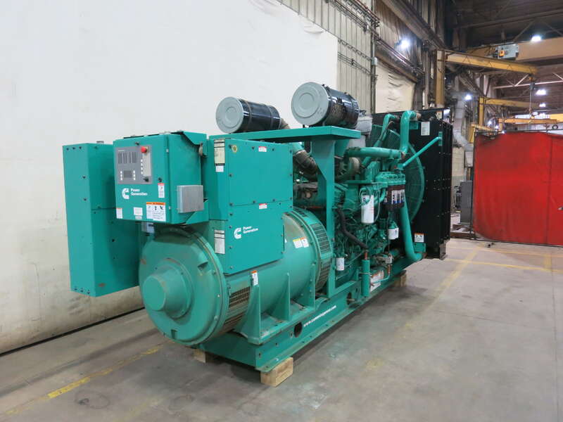 Used Cummins DQFAD QST30-G5 NR2 Diesel Generator, 418 Hrs, EPA Tier 2                            