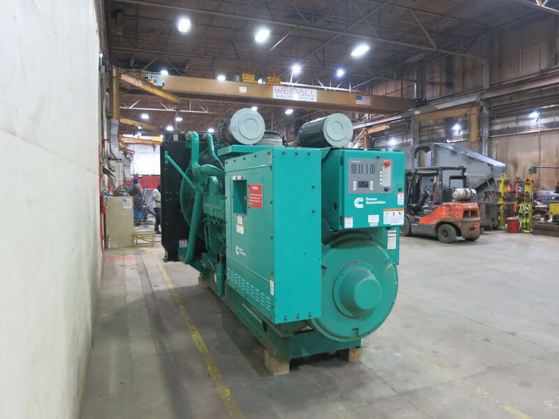 Used Cummins DQFAD QST30-G5 NR2 Diesel Generator, 418 Hrs, EPA Tier 2                            