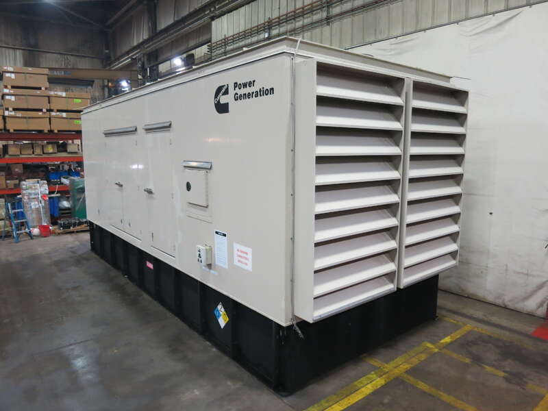 Used Cummins DFEK QSX15-G9 Diesel Generator, 81 Hrs, EPA Tier 2                            
