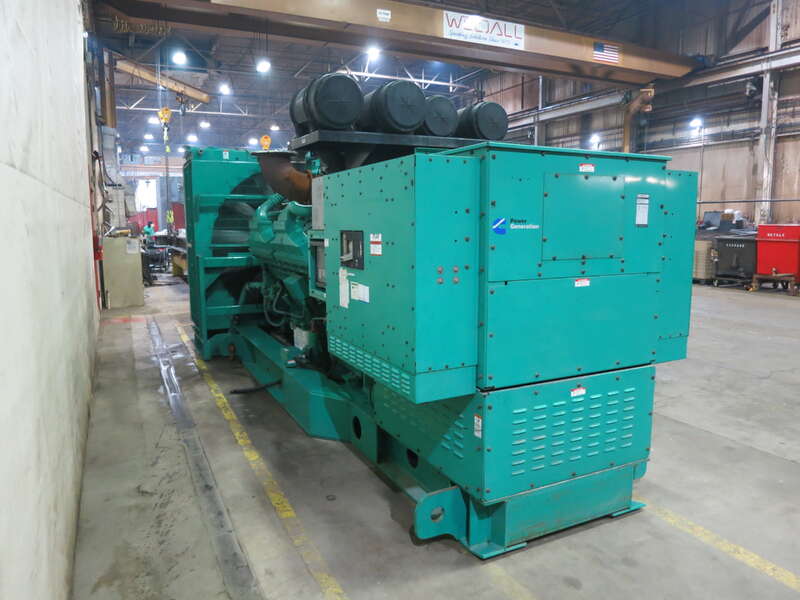 Used Cummins DQKC QSK60-G6 Diesel Generator 406 Hrs                            