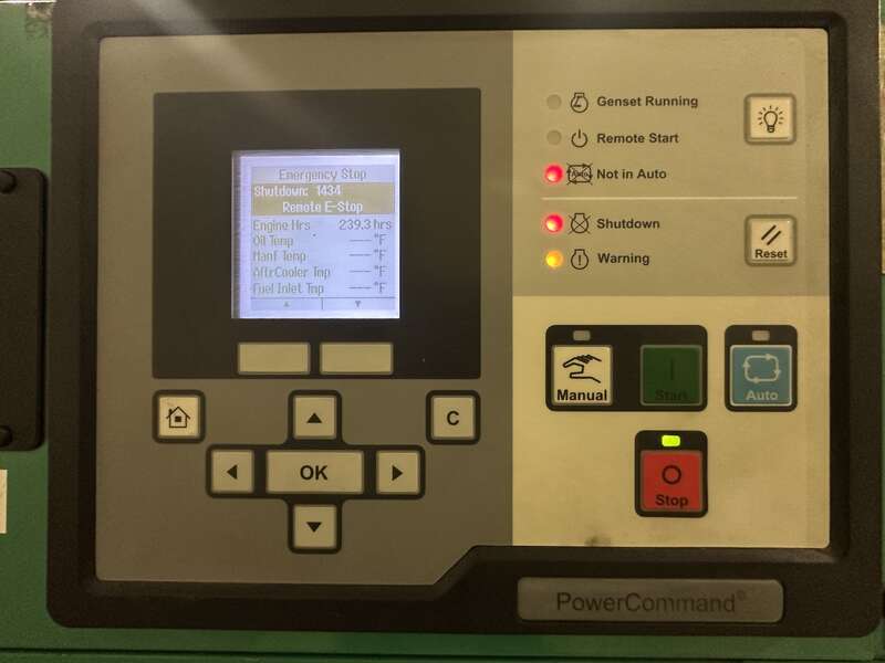 Used Cummins DSGAD QSB7-G5 Diesel Generator, 239 Hrs                            