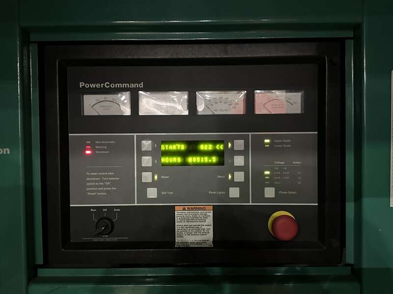 Used Cummins DFHD, QST30-G5 Diesel Generator, 515 Hrs                            