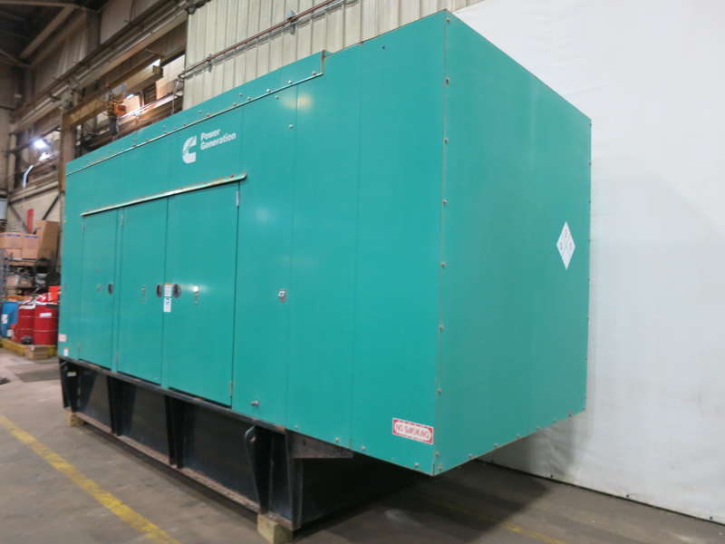 Used Cummins DFEK QSX15-G9 NR2 Diesel Generator, 316 Hrs, EPA Tier 2                            