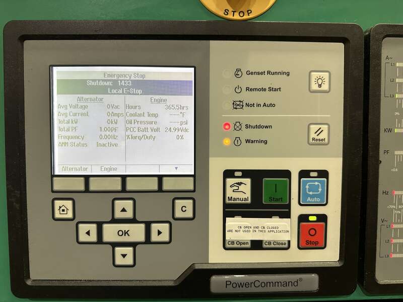 Used Cummins DFHA QST30-G2 Diesel Generator 365 Hrs                            