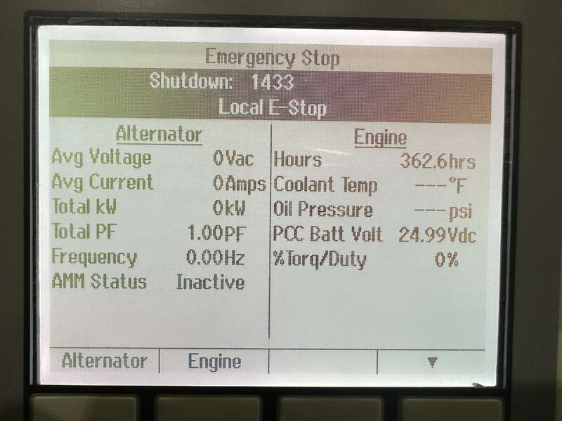 Used Cummins DFHA QST30-G2 Diesel Generator 362 Hrs                            