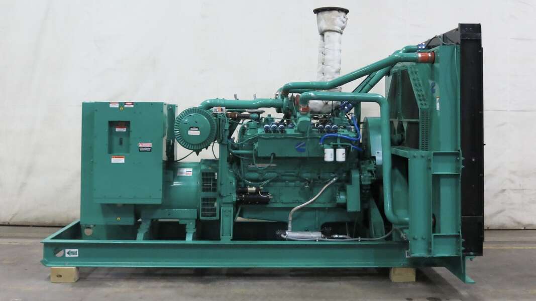 Used Cummins GTA28 Natural Gas Generator, 496 Hrs                            