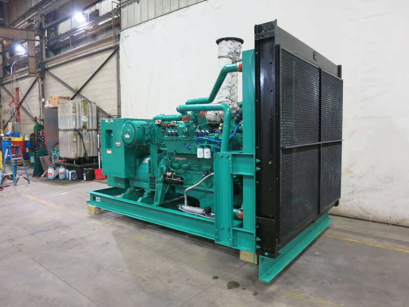 Used Cummins GTA28 Natural Gas Generator, 496 Hrs                            